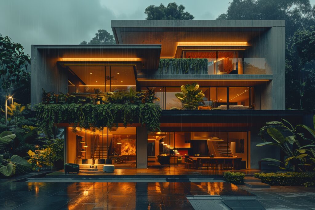 luxurious villa with modern architectural design (2)